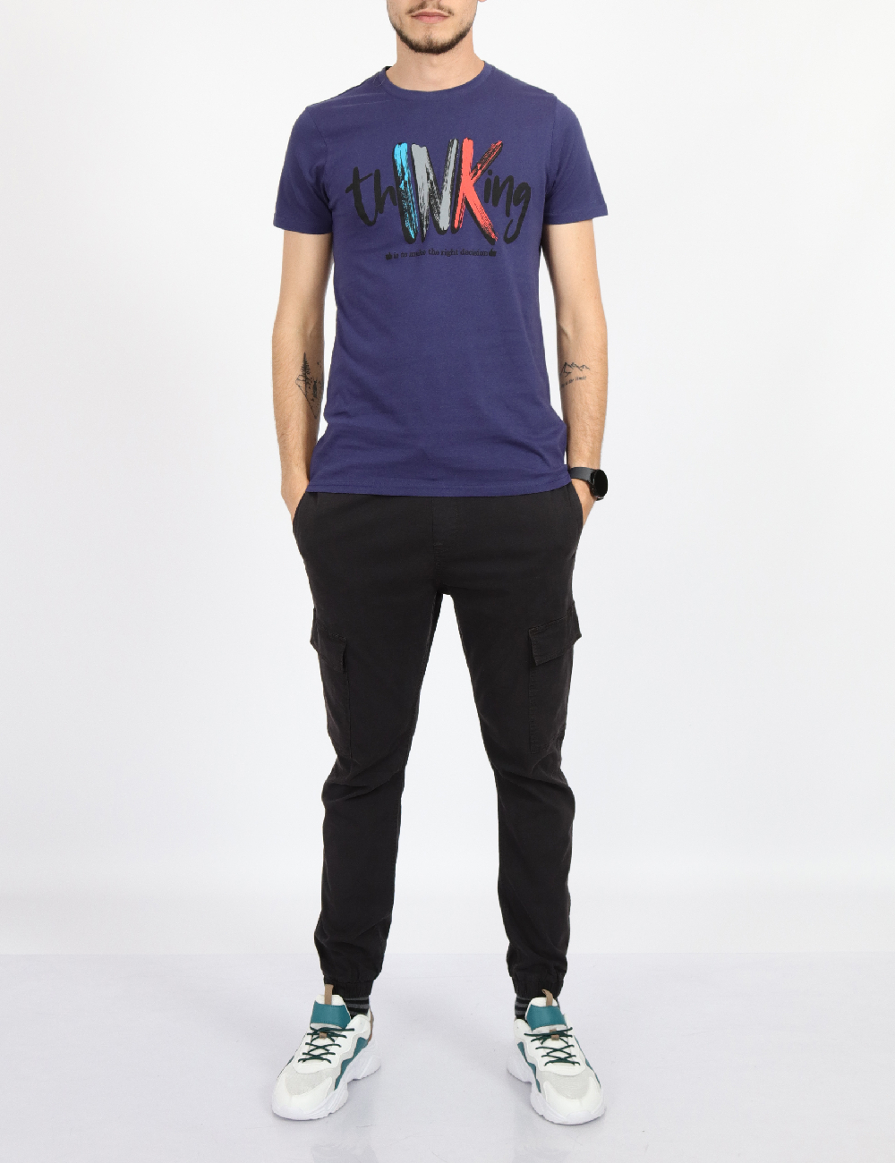 Tricou Milano Bulls, bleumarin