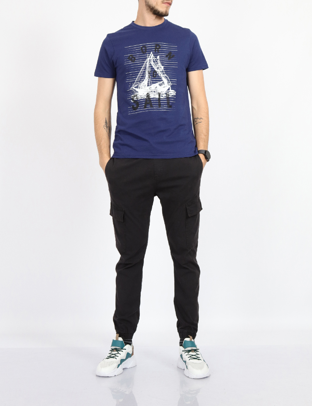 Tricou Milano Bulls, bleumarin