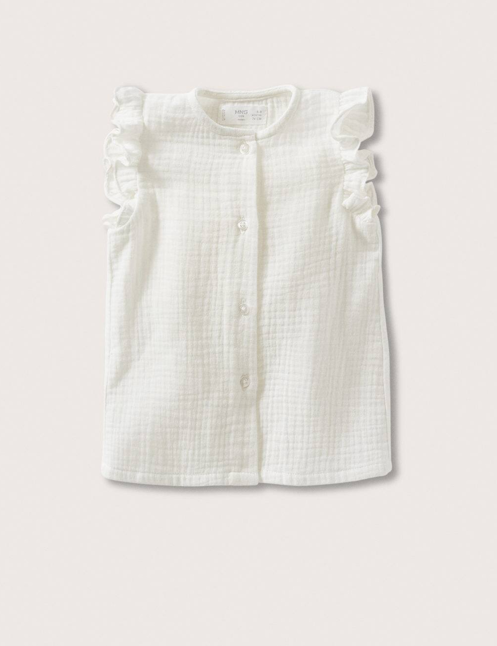 Bluza Mango Kids, alb
