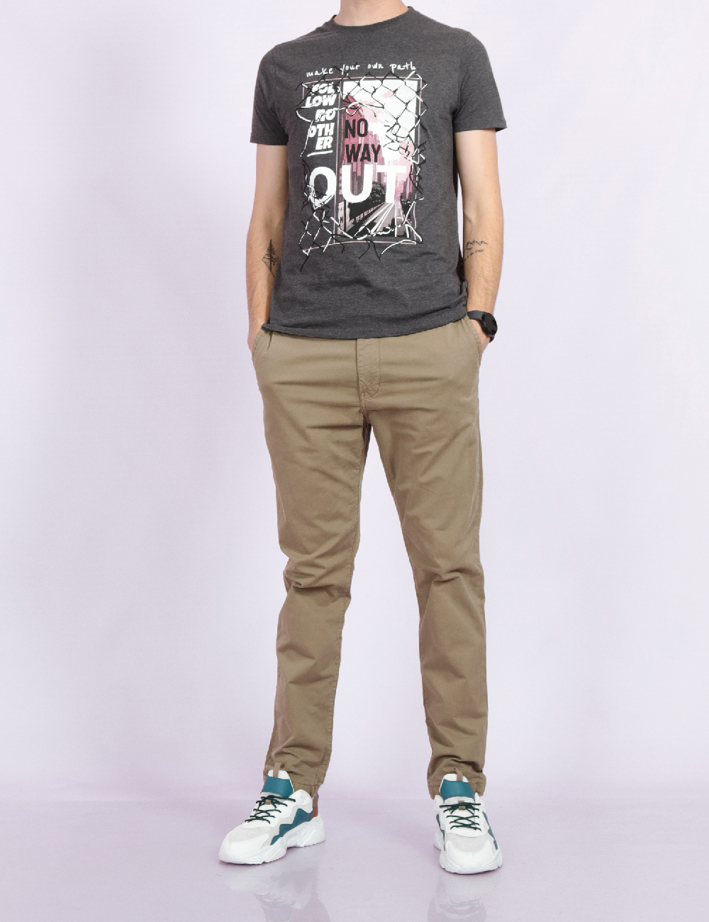 Pantaloni American Eagle, verde