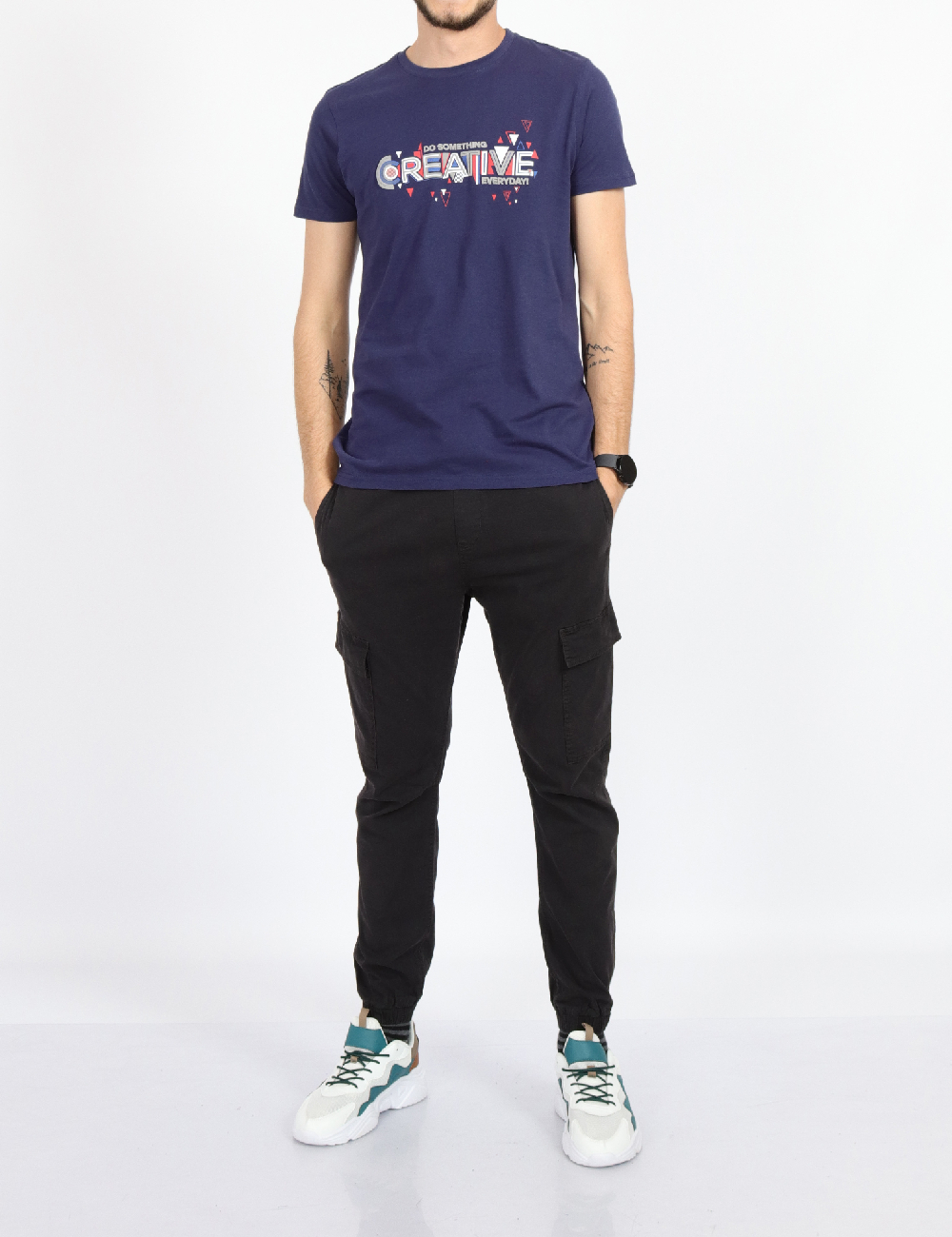 Tricou Milano Bulls, bleumarin