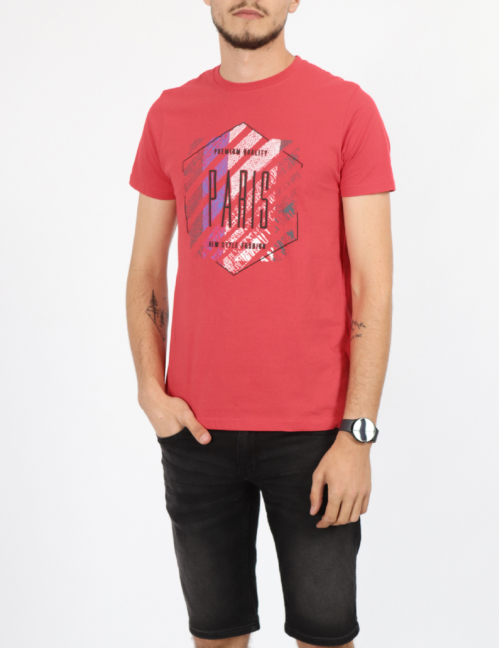 Tricou Milano Bulls, rosu