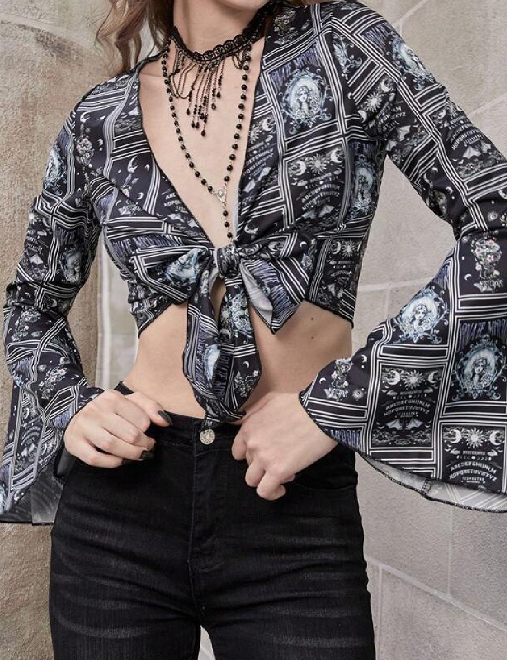 Top SHEIN, negru - 1 | YEO