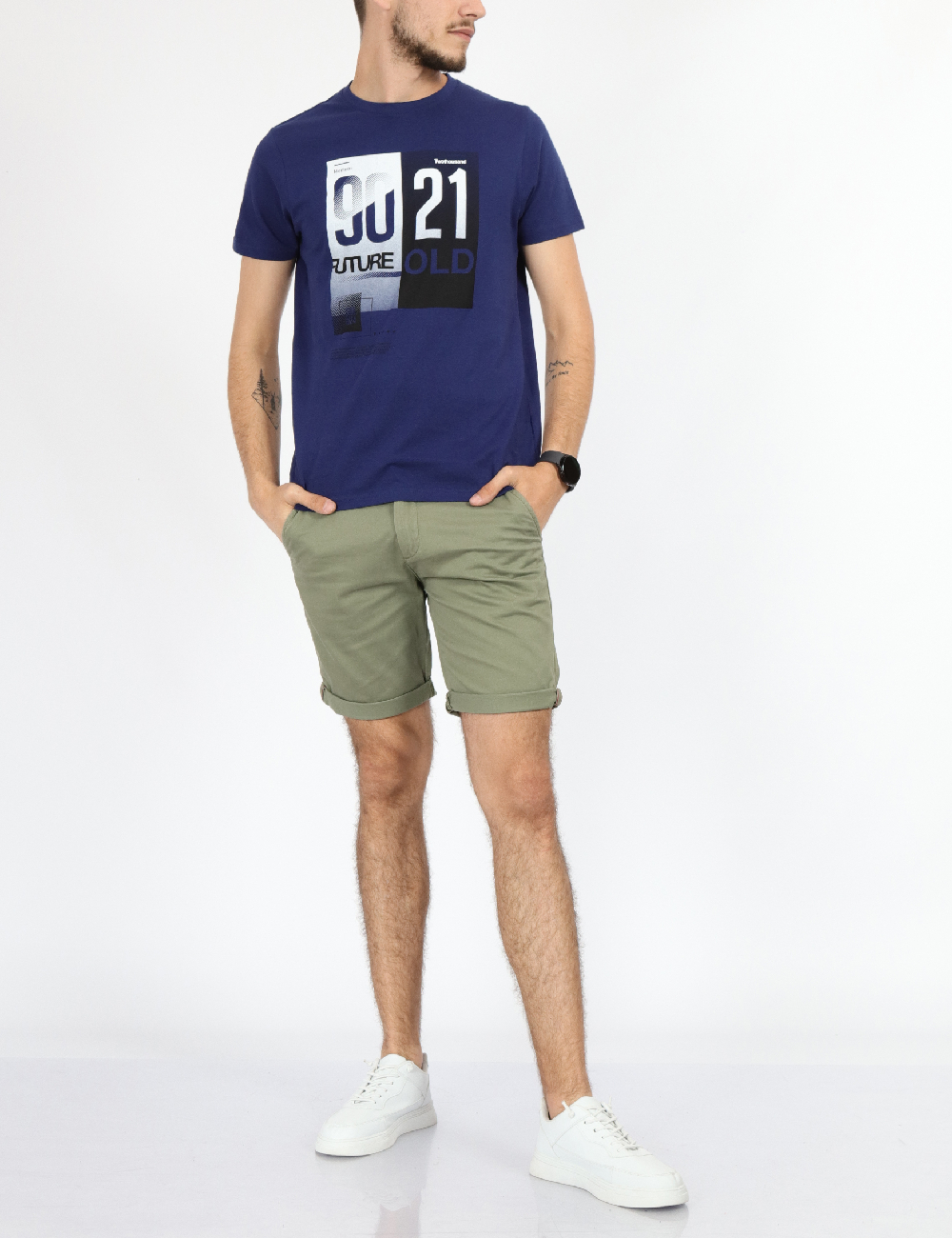 Tricou Milano Bulls, bleumarin