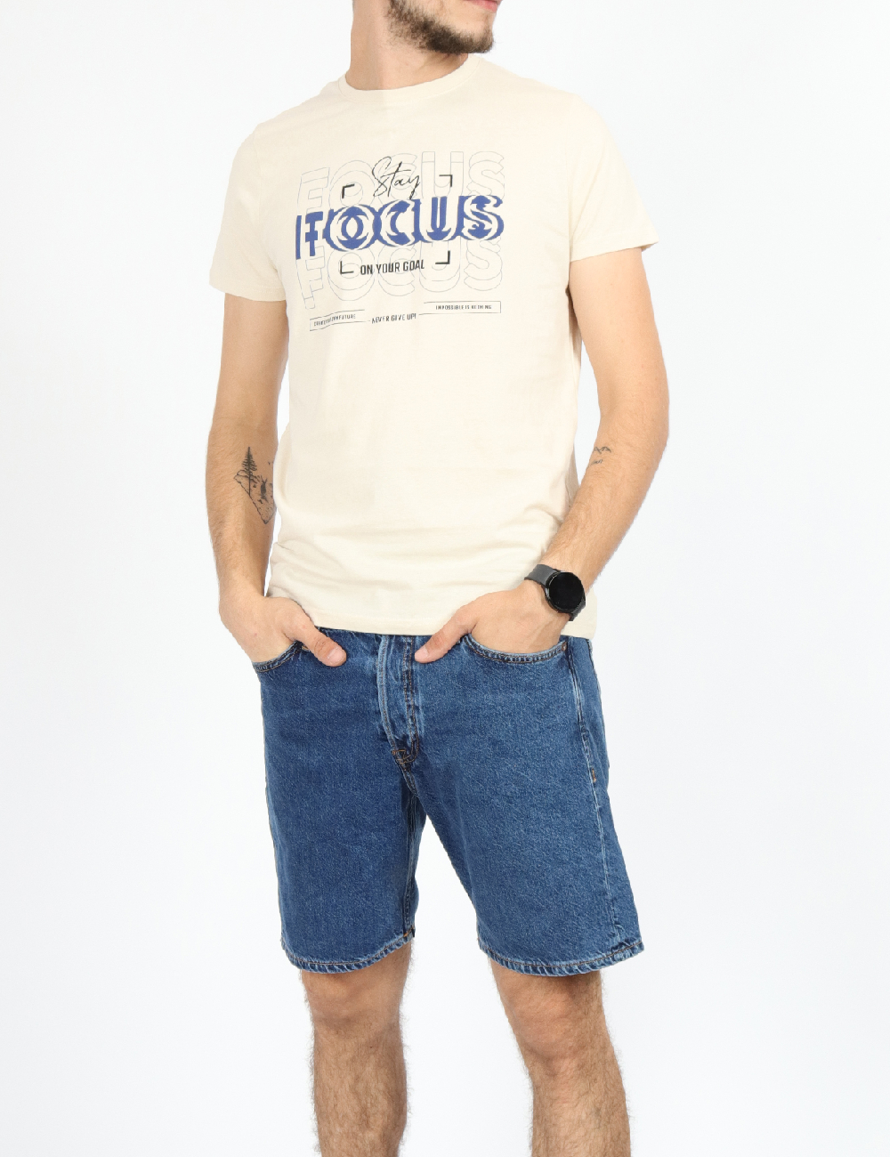 Tricou Milano Bulls, crem