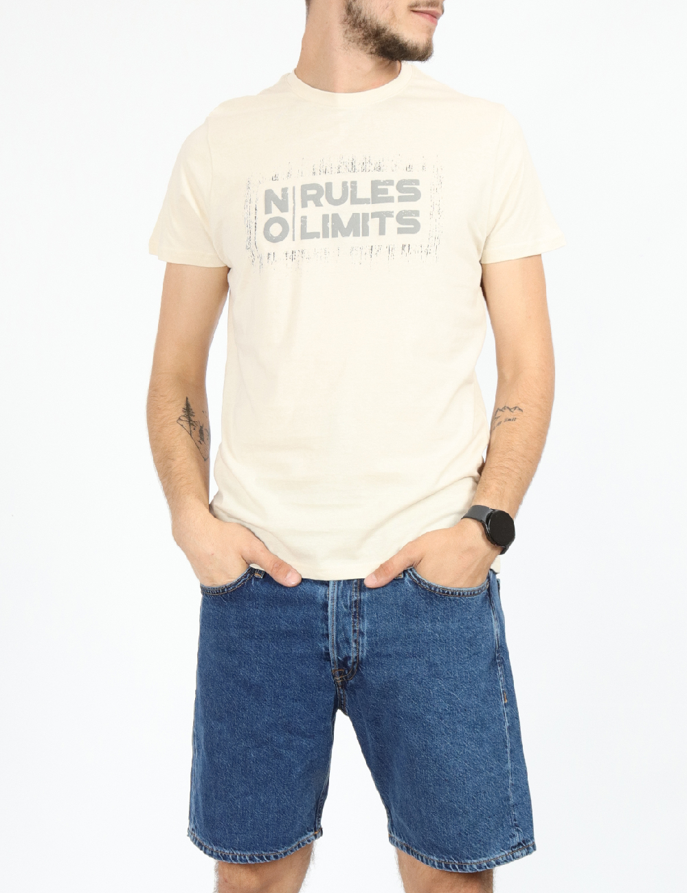 Tricou Milano Bulls, crem