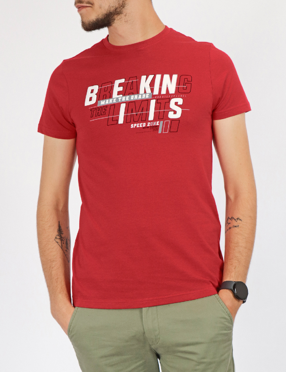 Tricou Milano Bulls, rosu