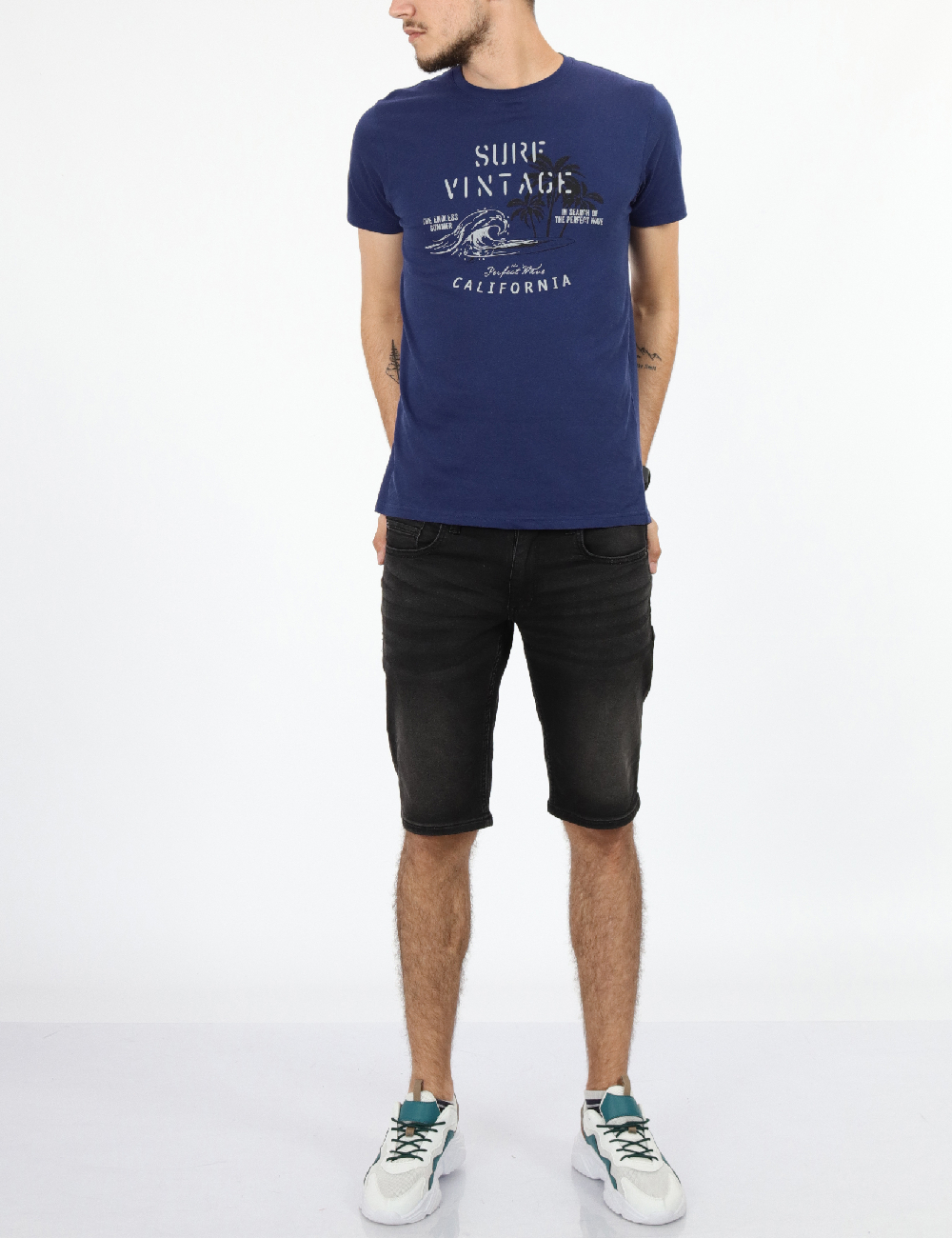 Tricou Milano Bulls, bleumarin