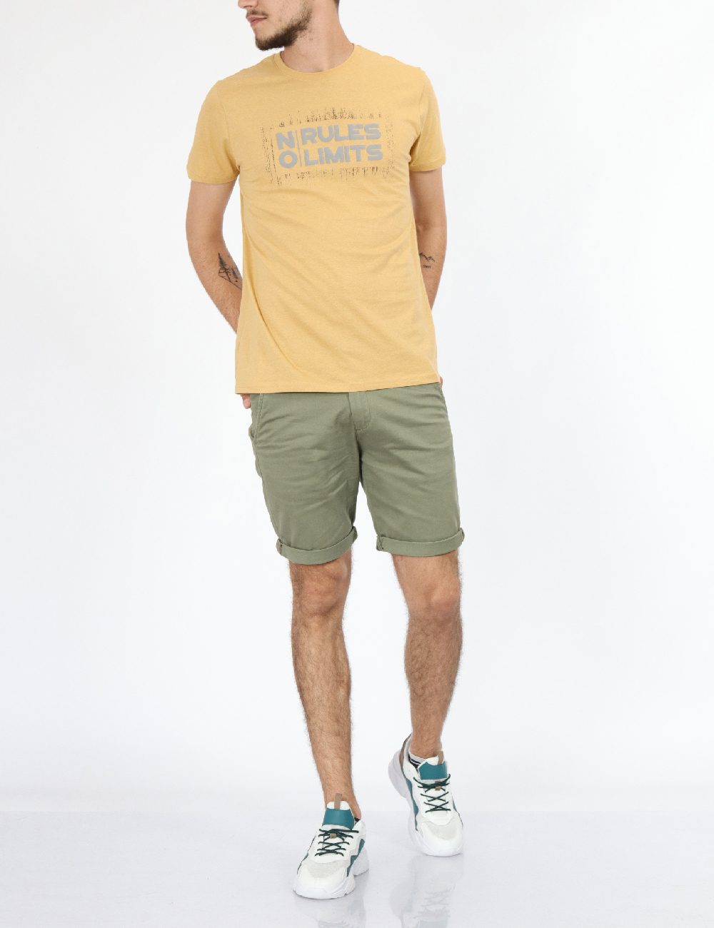 Tricou Milano Bulls, galben