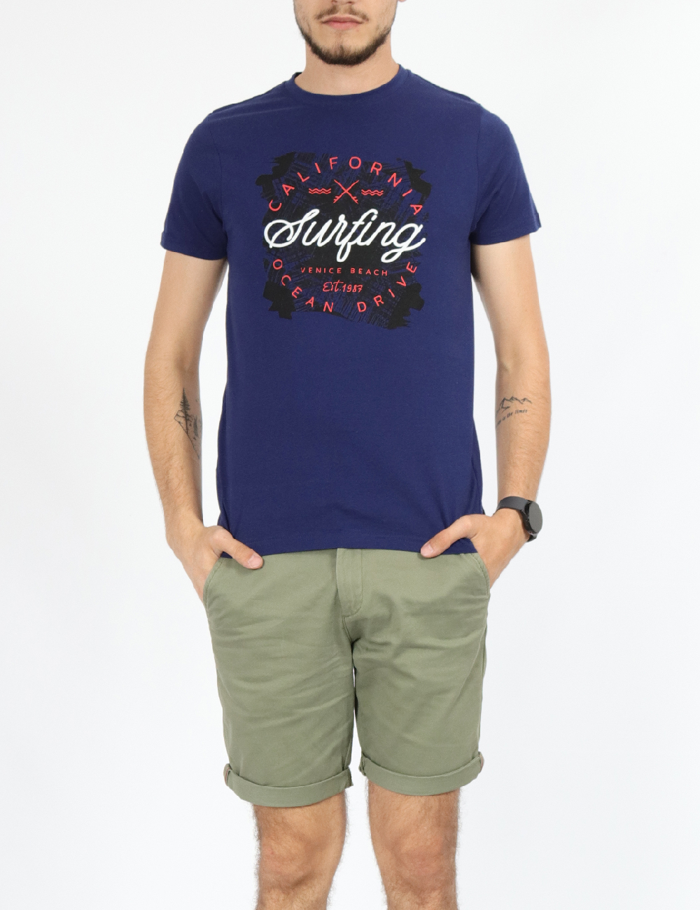 Tricou Milano Bulls, albastru