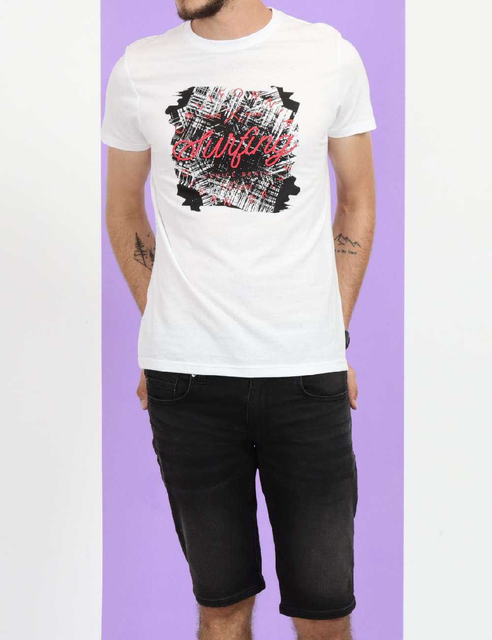 Tricou Milano Bulls, alb