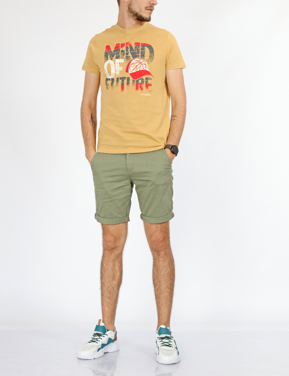 Tricou Milano Bulls, galben