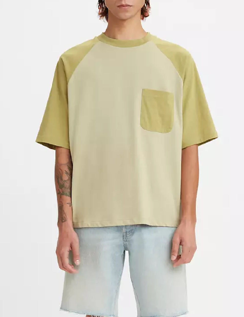 Tricou Oversize Levi S, verde