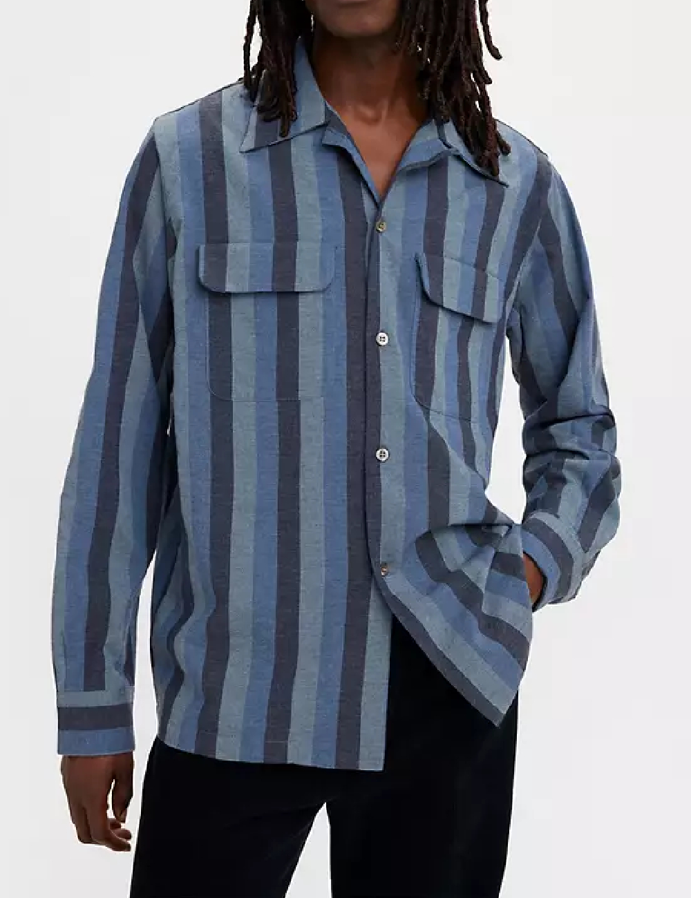Camasa Levi S, bleumarin