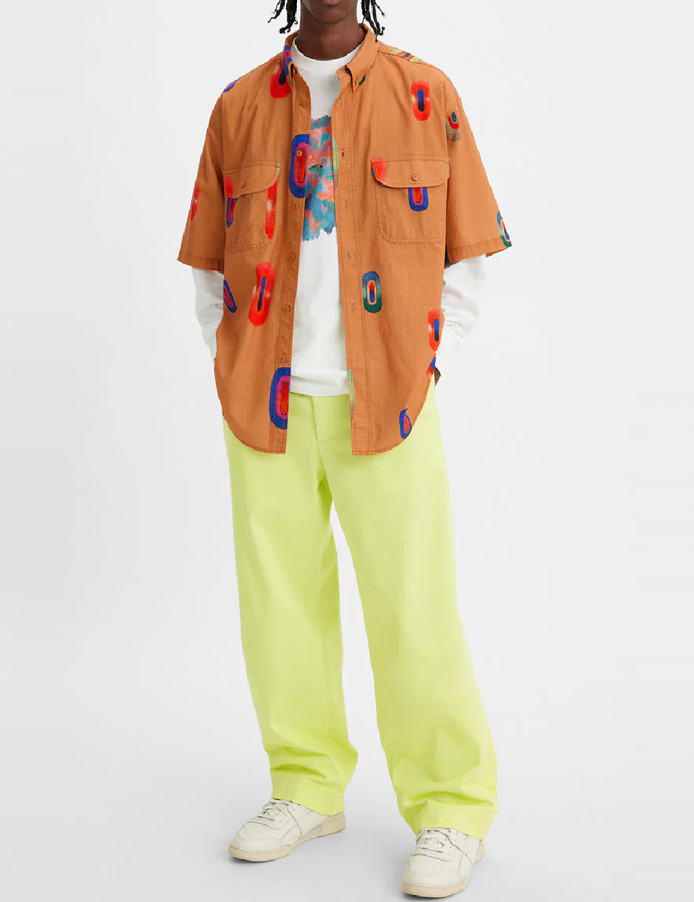 Blugi Levi S, verde