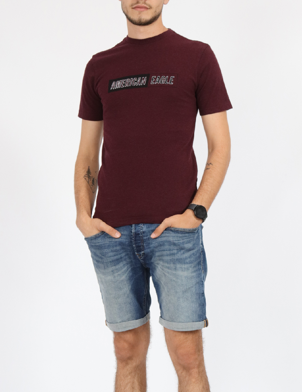 Tricou American Eagle, visiniu
