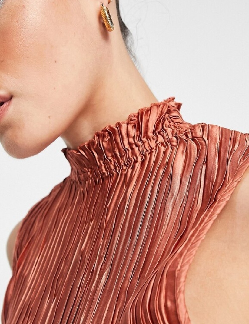 Rochie scurta ASOS, maro - 1 | YEO