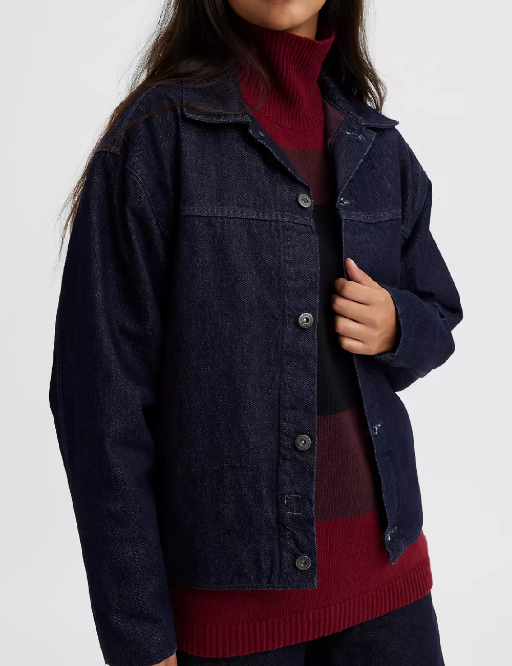 Jacheta Oversize Levi S, bleumarin