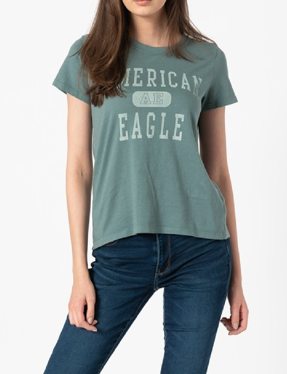 Tricou American Eagle, verde