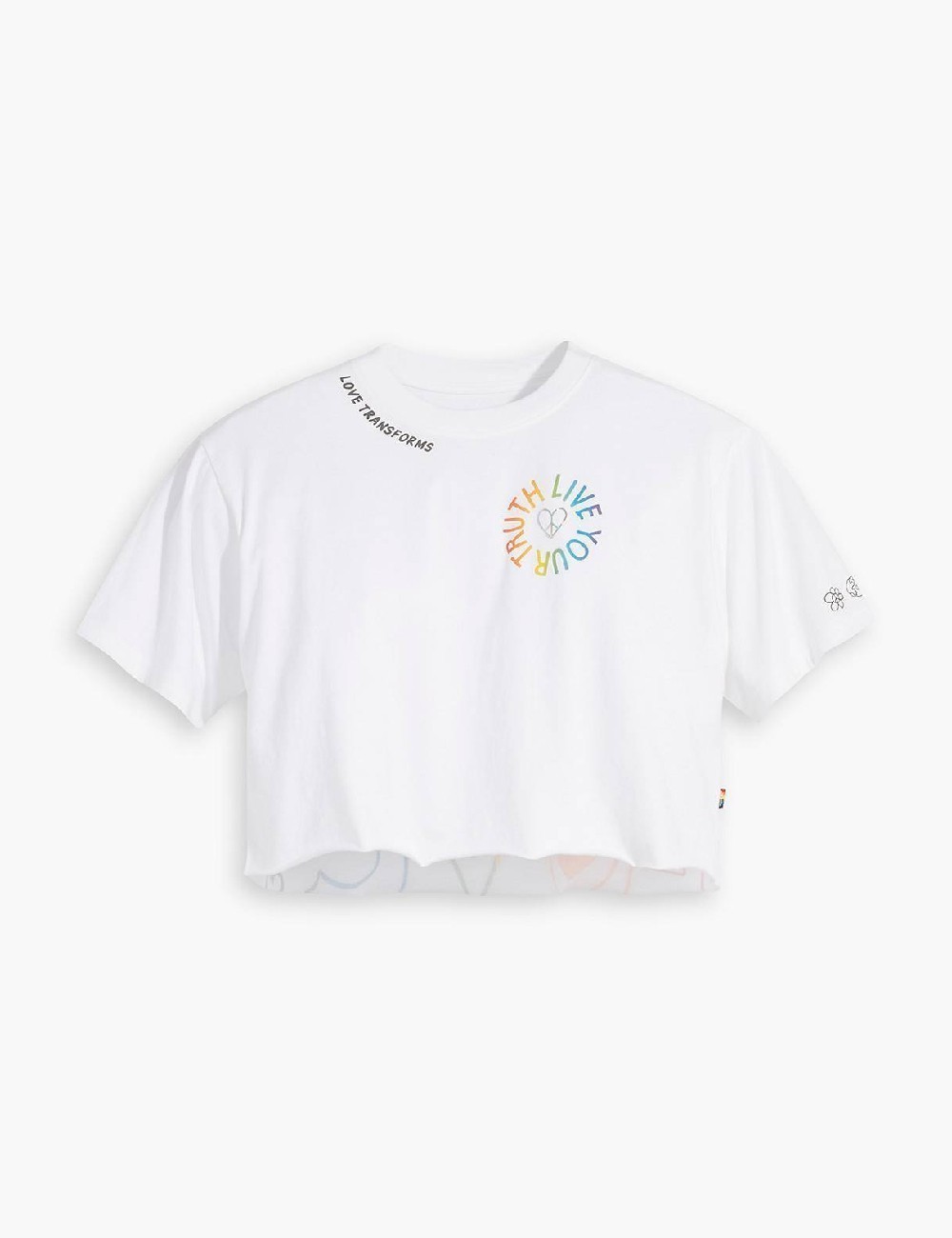 Top Levi S, alb - 1 | YEO