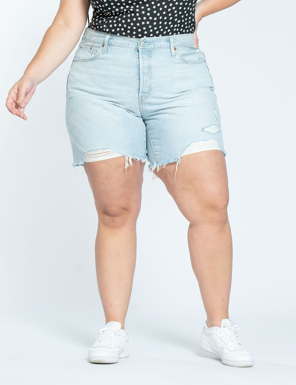Pantaloni scurti Levi S Plus Size, bleu