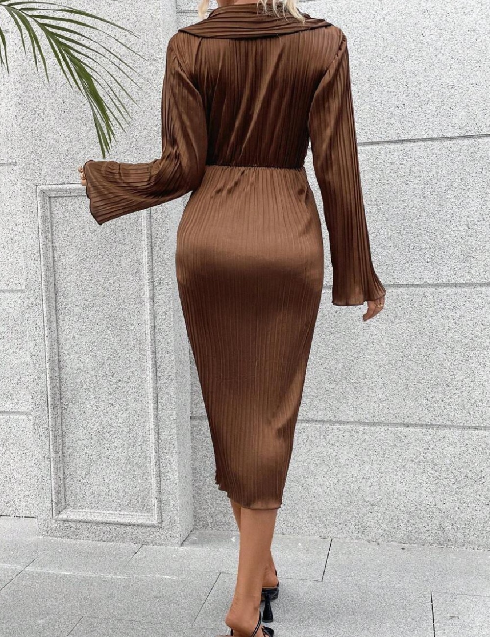 Rochie medie SHEIN, maro - 1 | YEO