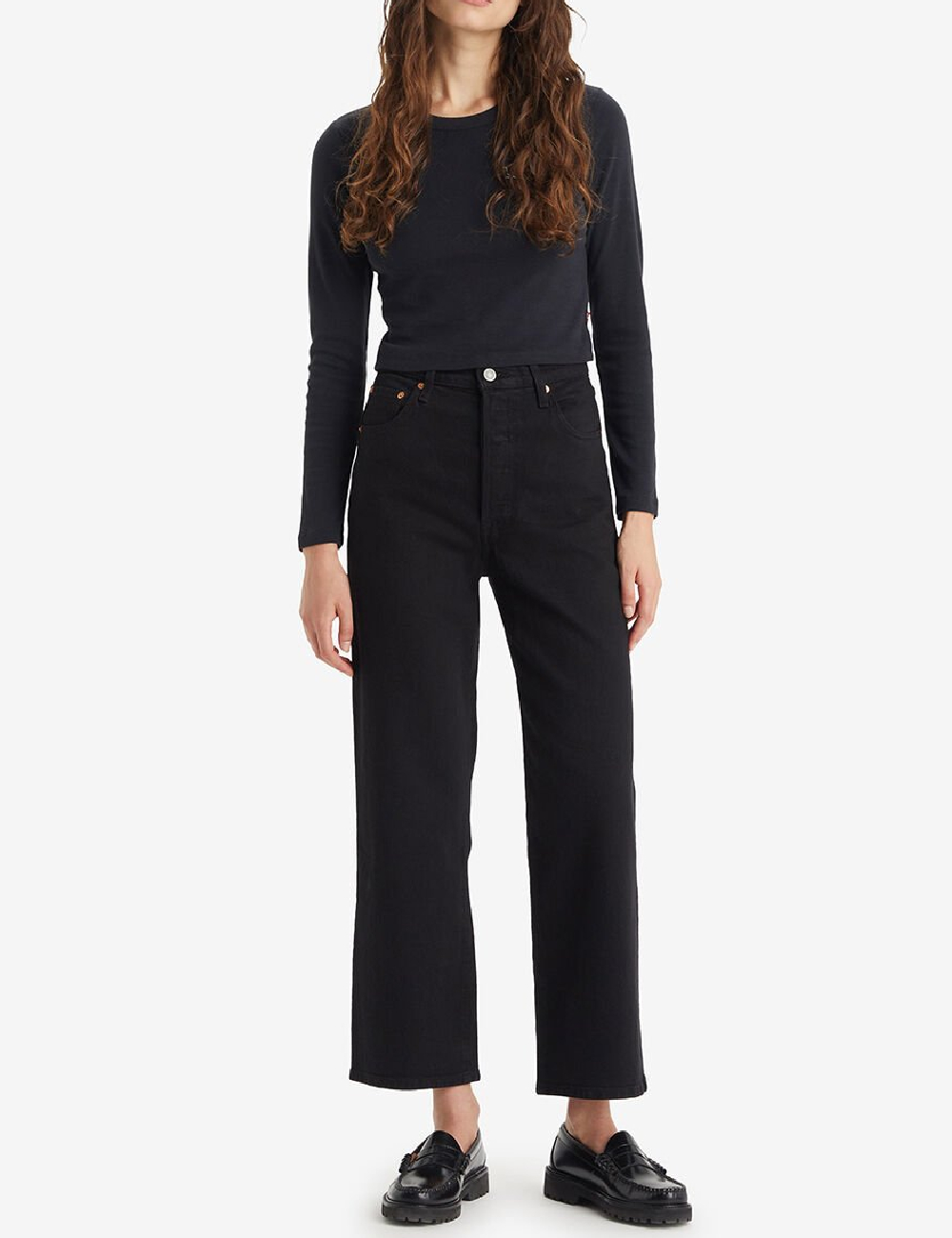 Blugi Levi S, negru