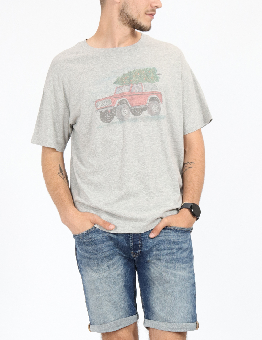 Tricou American Eagle, gri