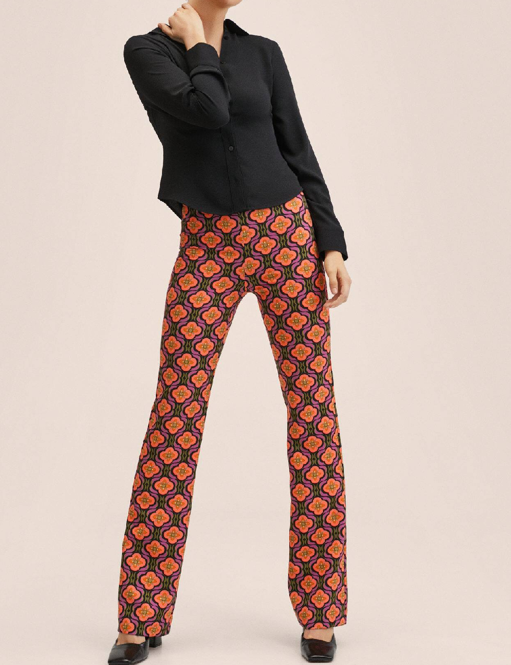 Pantaloni Mango, mix culori