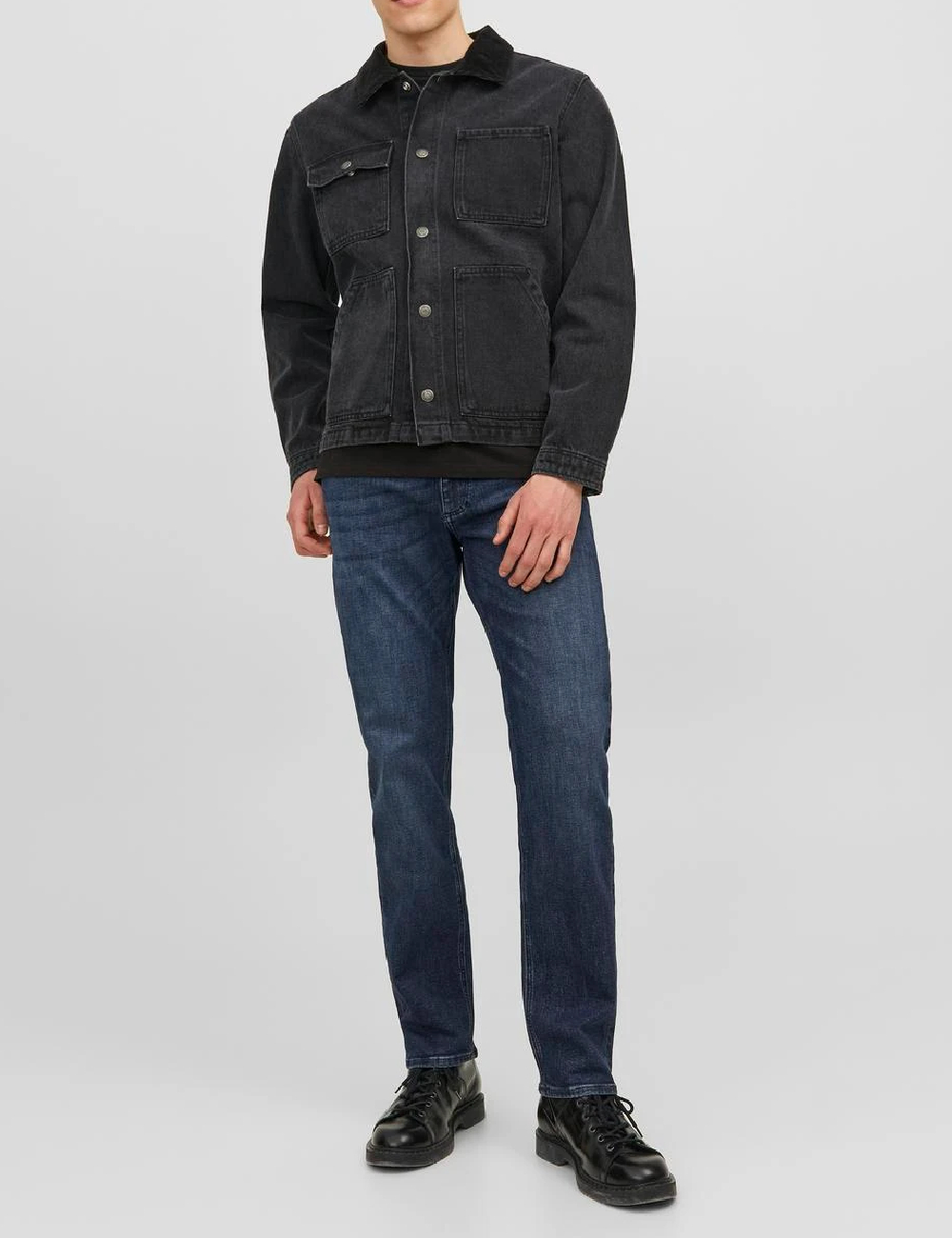 Blugi Jack&Jones, bleumarin inchis