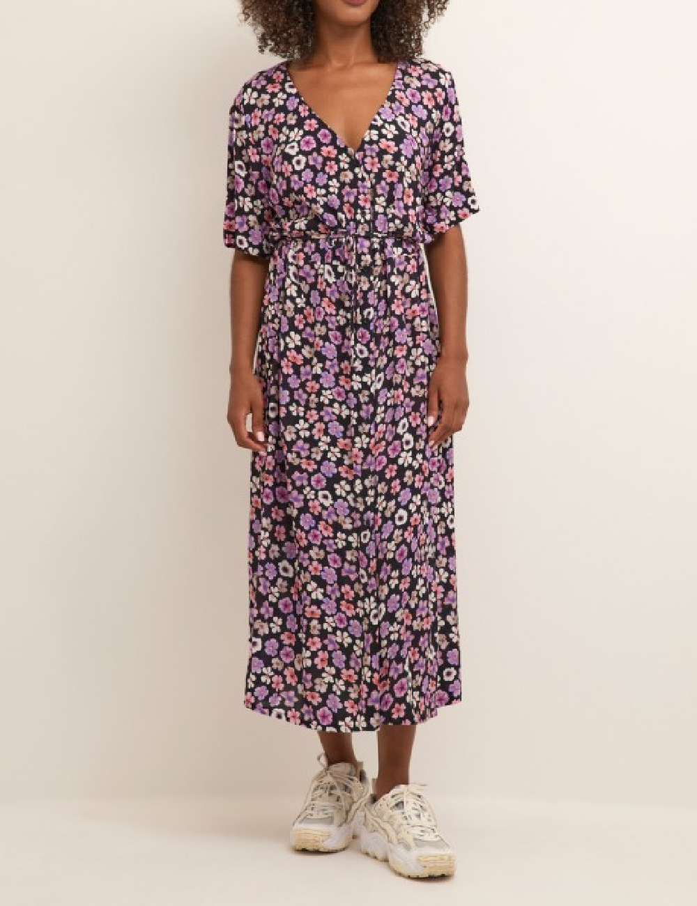 Rochie medie Kaffe, floral print