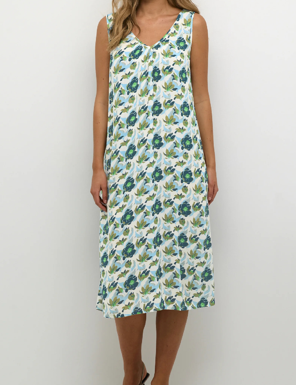 Rochie medie Kaffe, verde
