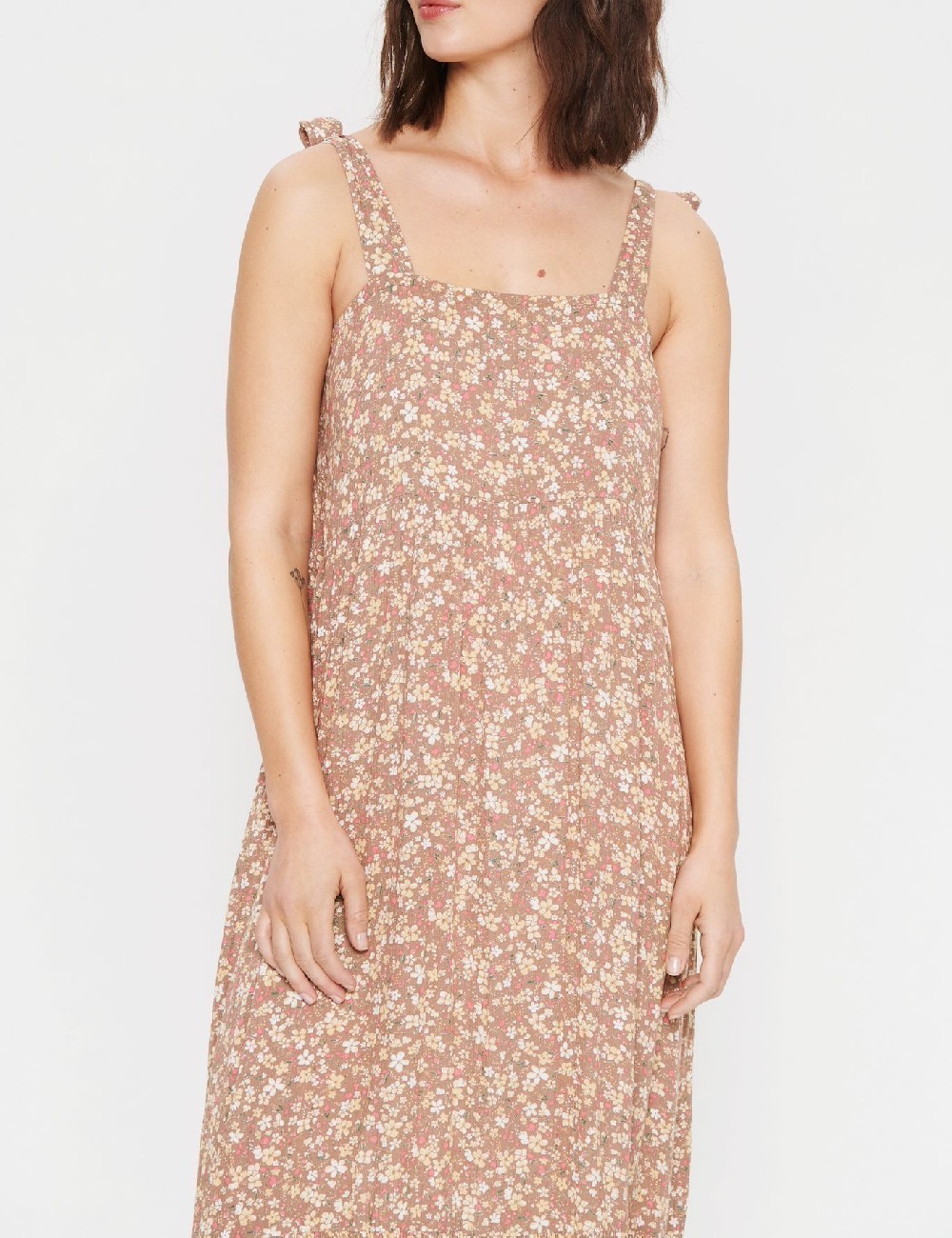 Rochie medie Saint Tropez, maro - 1 | YEO