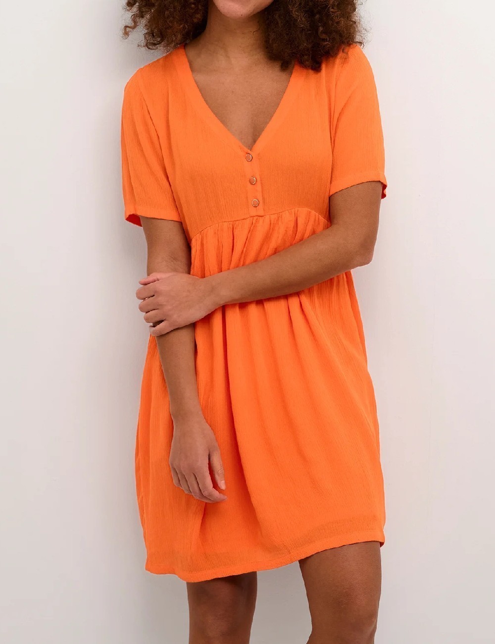 Rochie scurta Kaffe, portocaliu - 1 | YEO