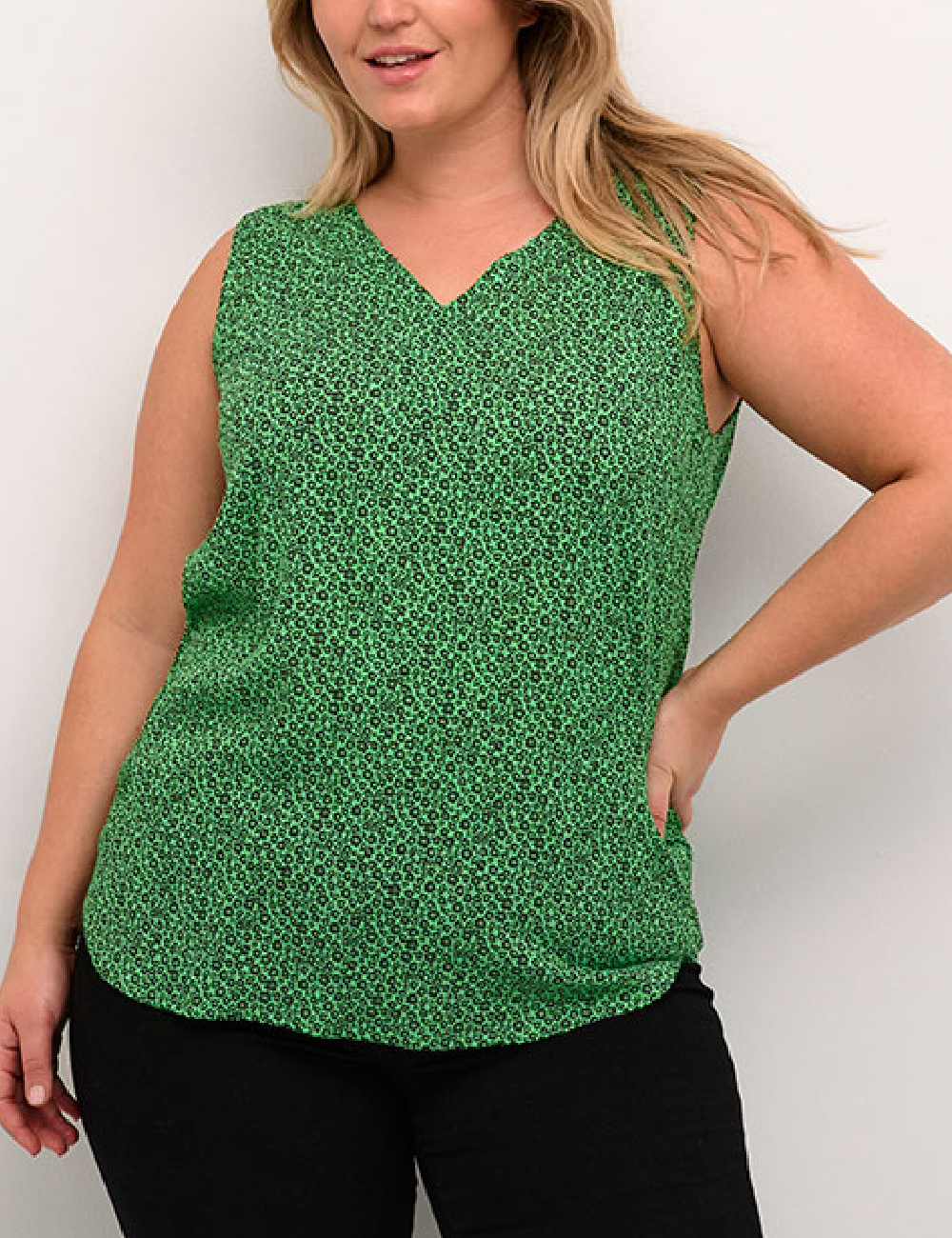 Bluza Kaffe Curve, verde