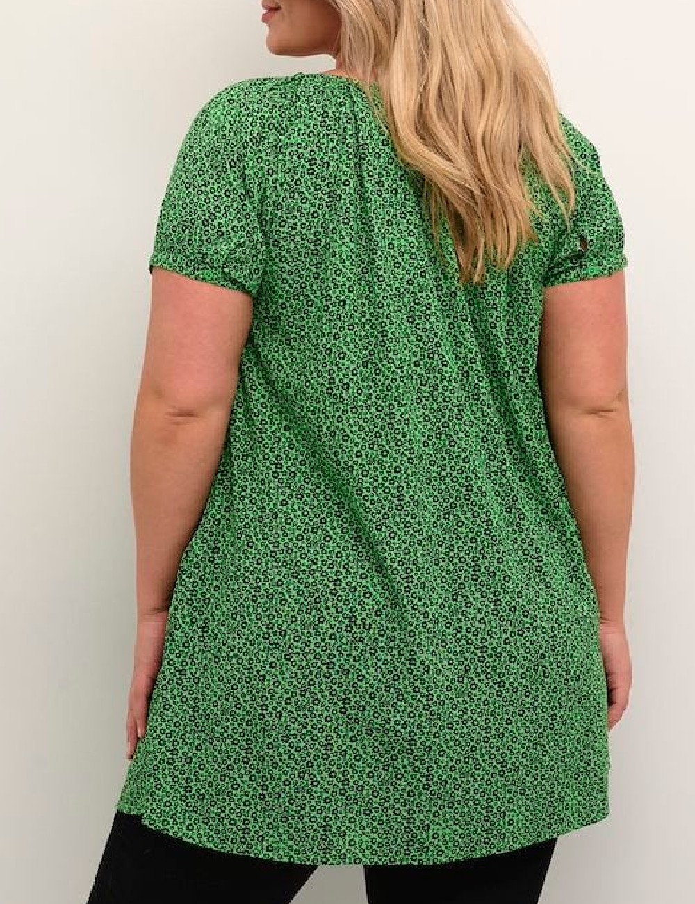 Bluza Kaffe Curve, verde - 1 | YEO
