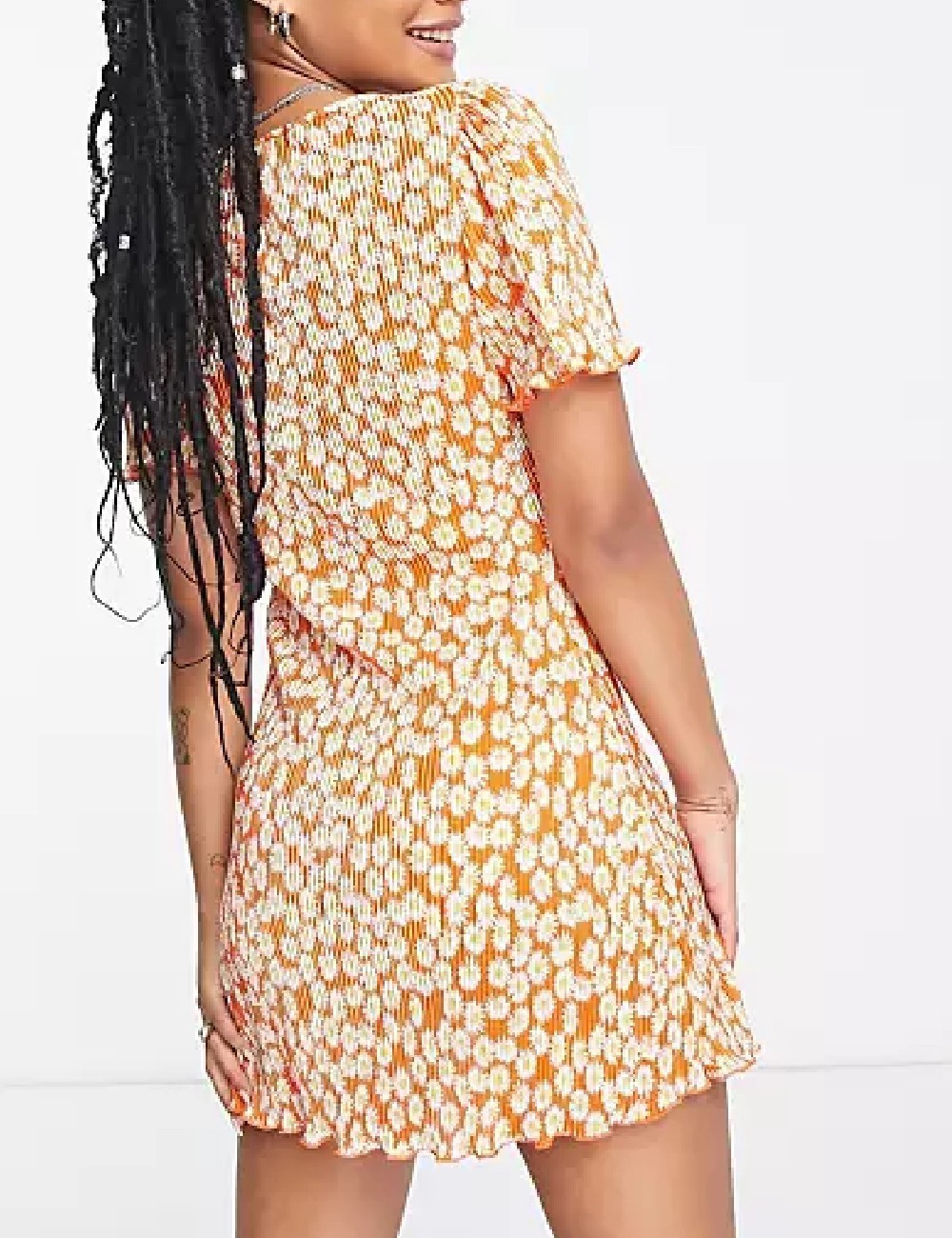 Rochie scurta ASOS, portocaliu - 1 | YEO