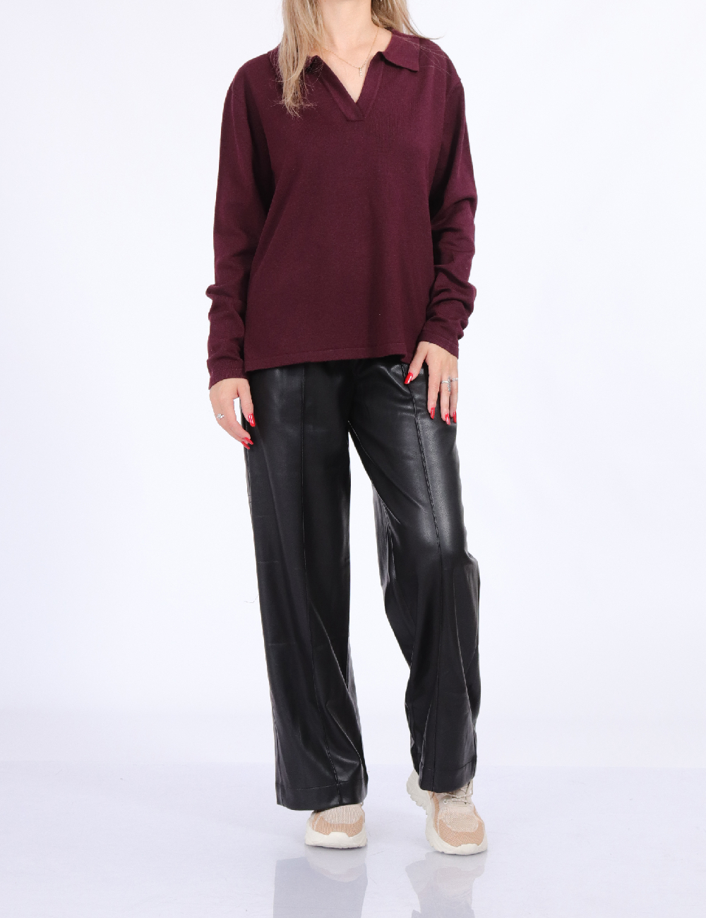 Bluza Saint Tropez, visiniu