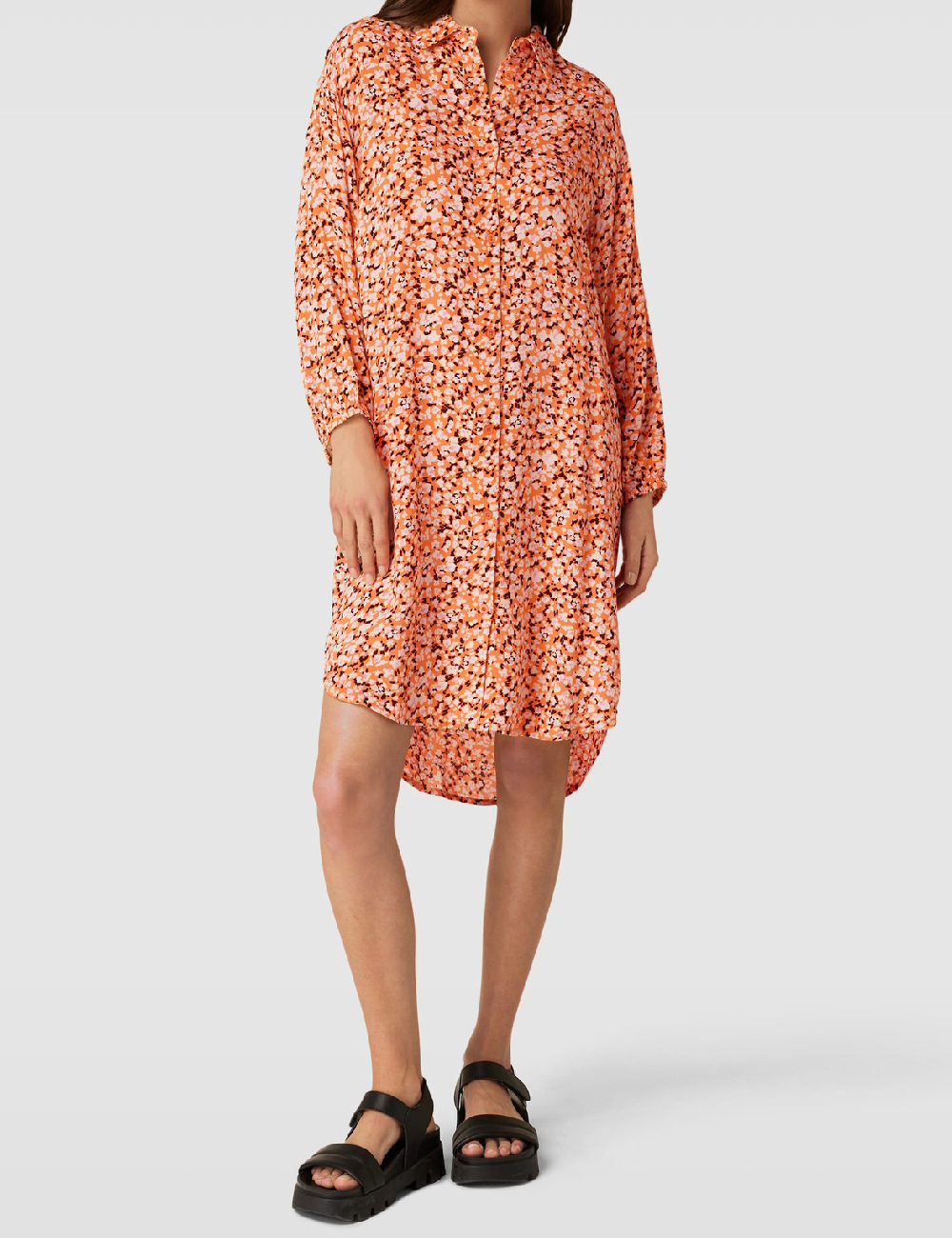 Rochie scurta Kaffe, portocaliu