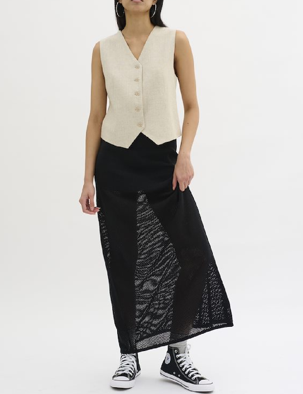 Fusta My Essential Wardrobe, negru