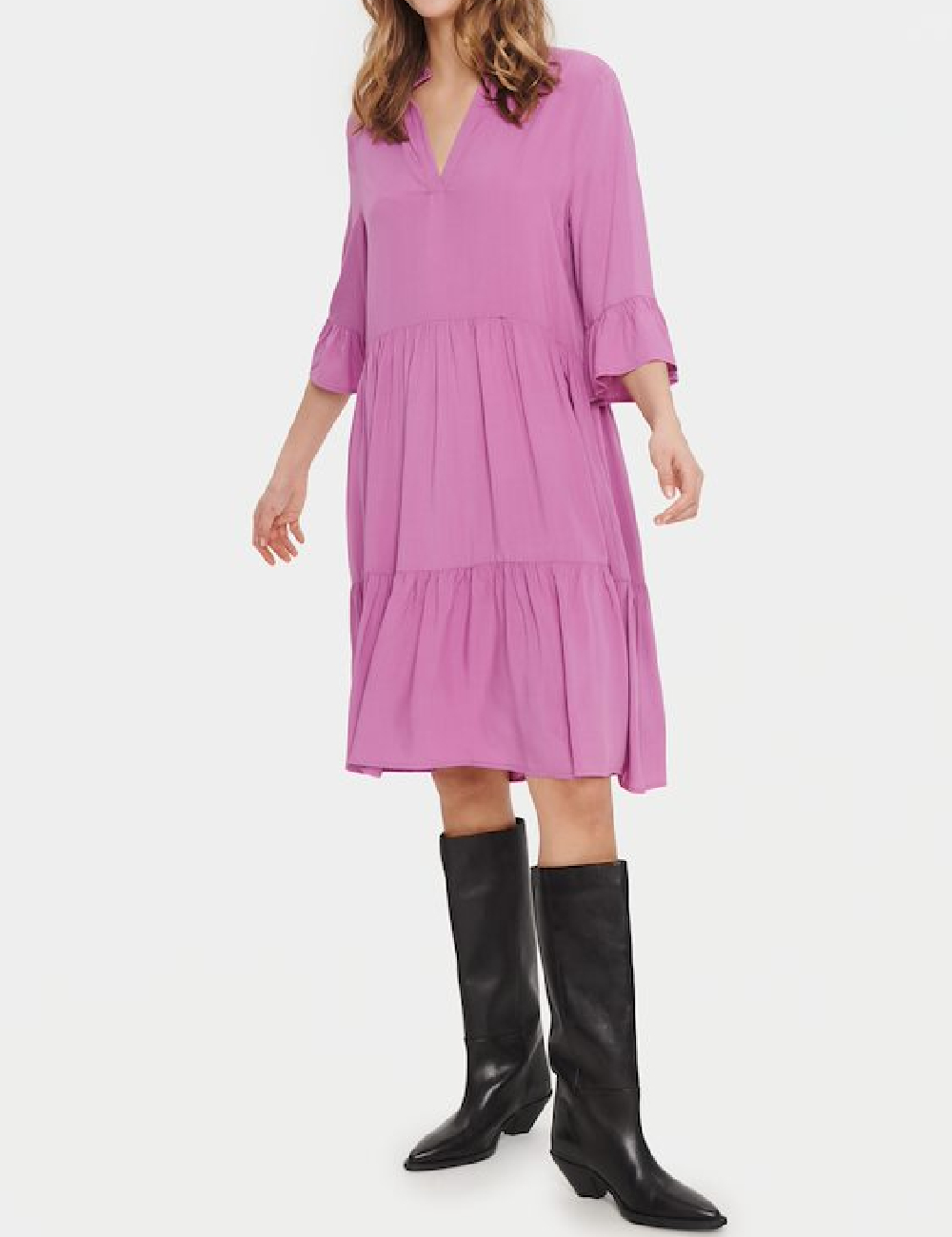 Rochie scurta Saint Tropez, mov
