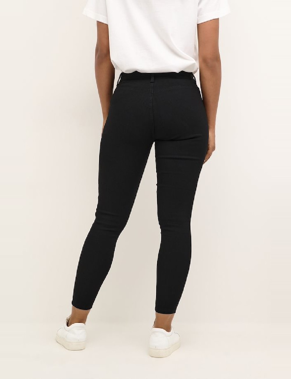 Pantaloni Cream, negru - 1 | YEO