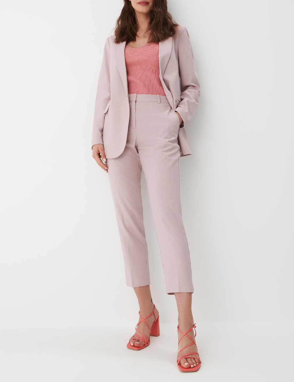 Pantaloni Mohito, roz pudra