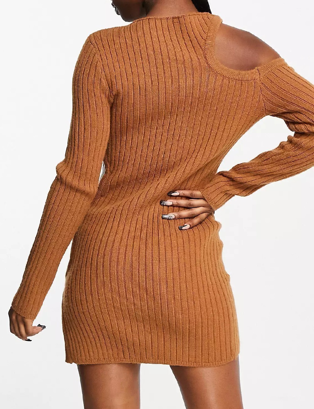 Rochie scurta AsYou, maro - 1 | YEO