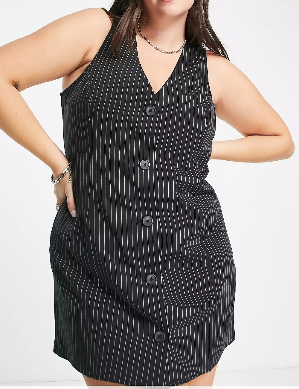 Rochie scurta ASOS Curve, negru - 1 | YEO