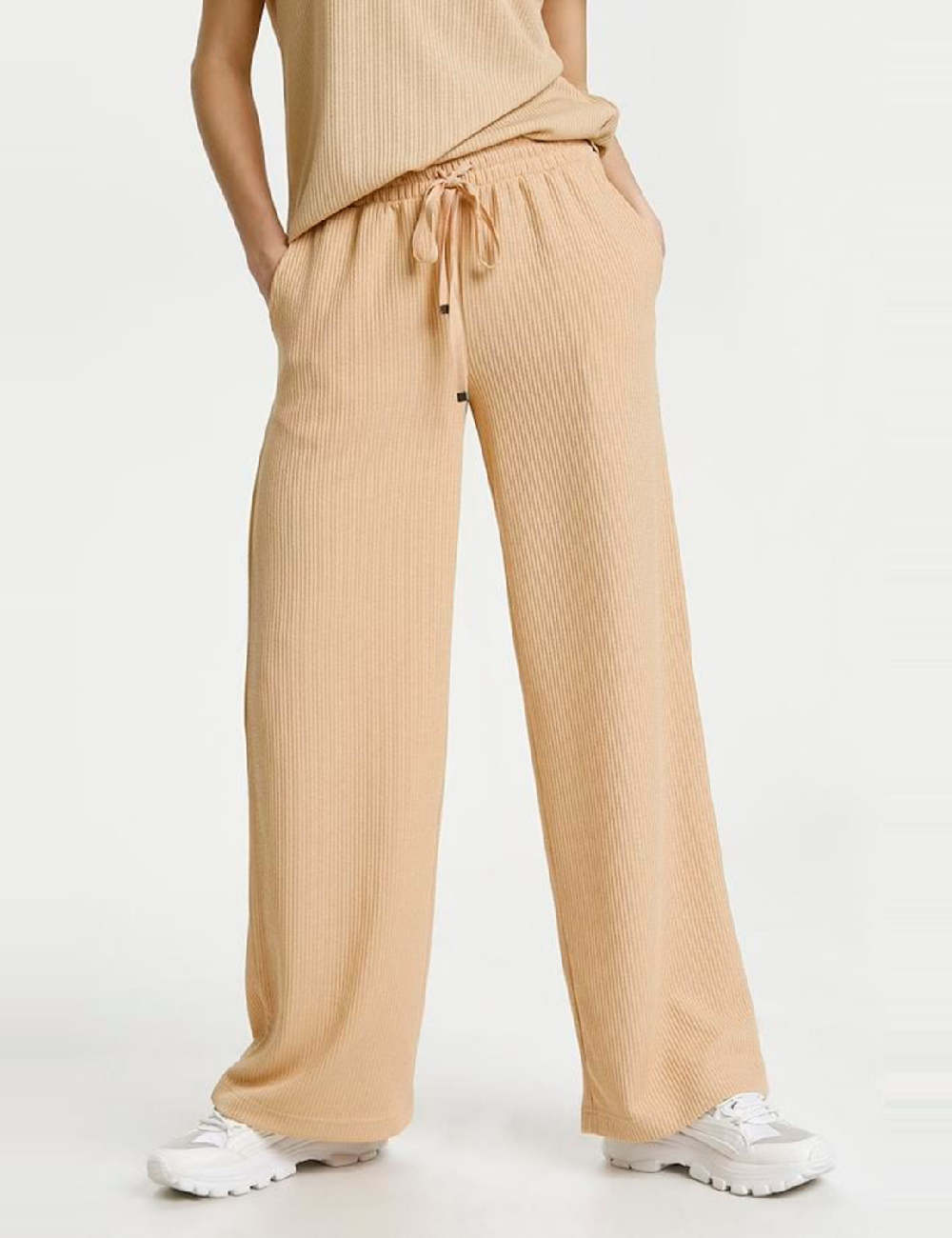 Pantaloni Saint Tropez, crem