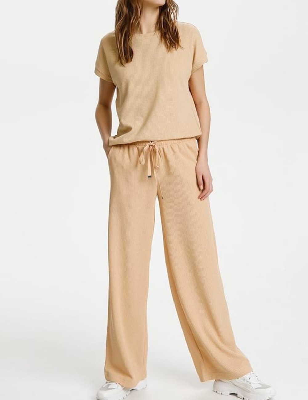 Pantaloni Saint Tropez, crem - 1 | YEO