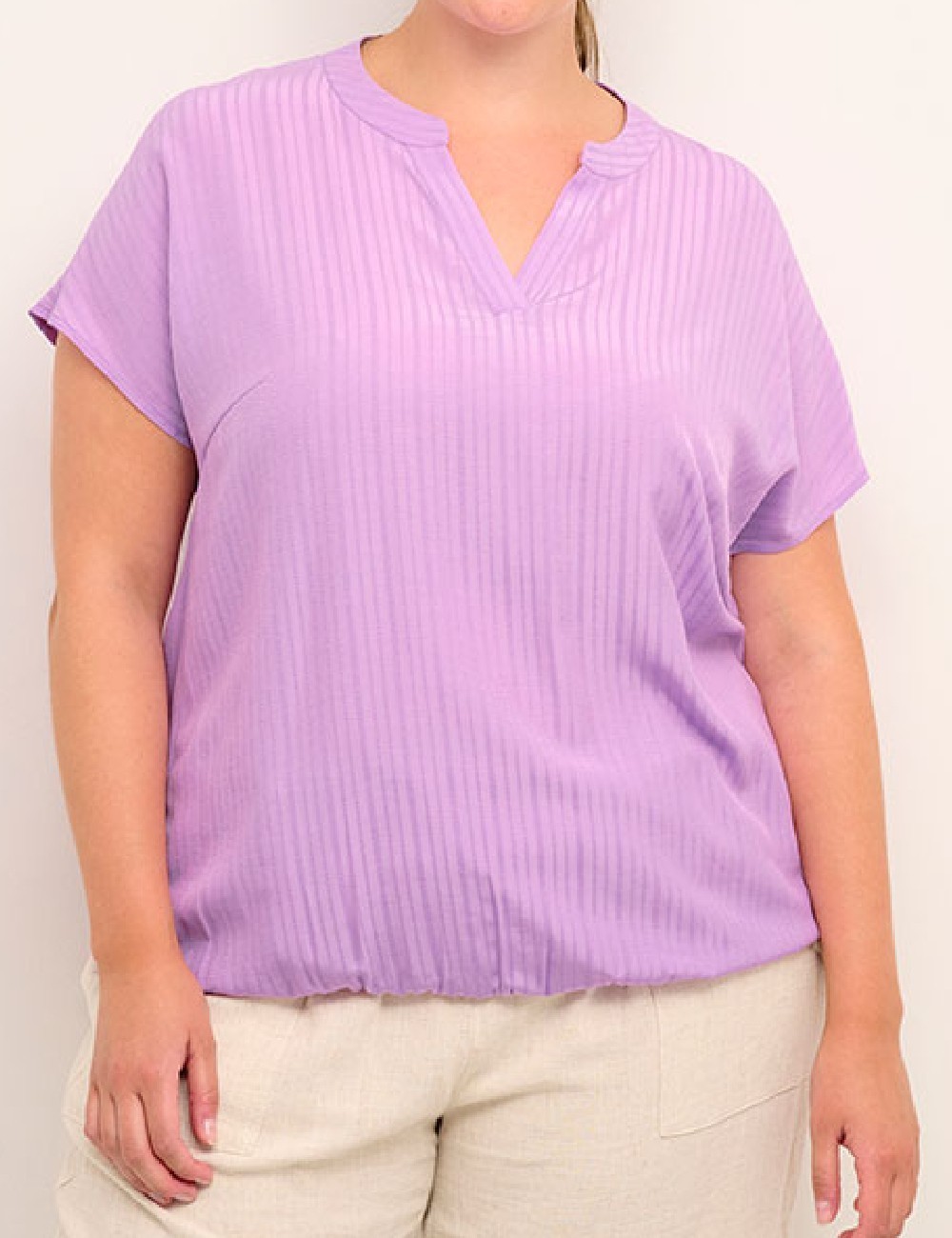 Bluza Kaffe Curve, mov - 1 | YEO