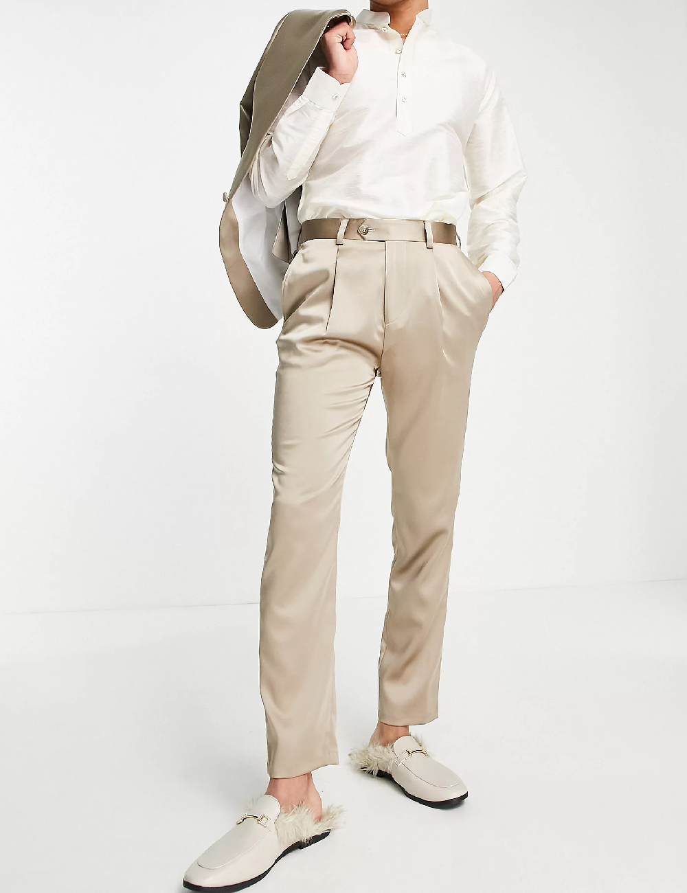 Pantaloni ASOS, maro