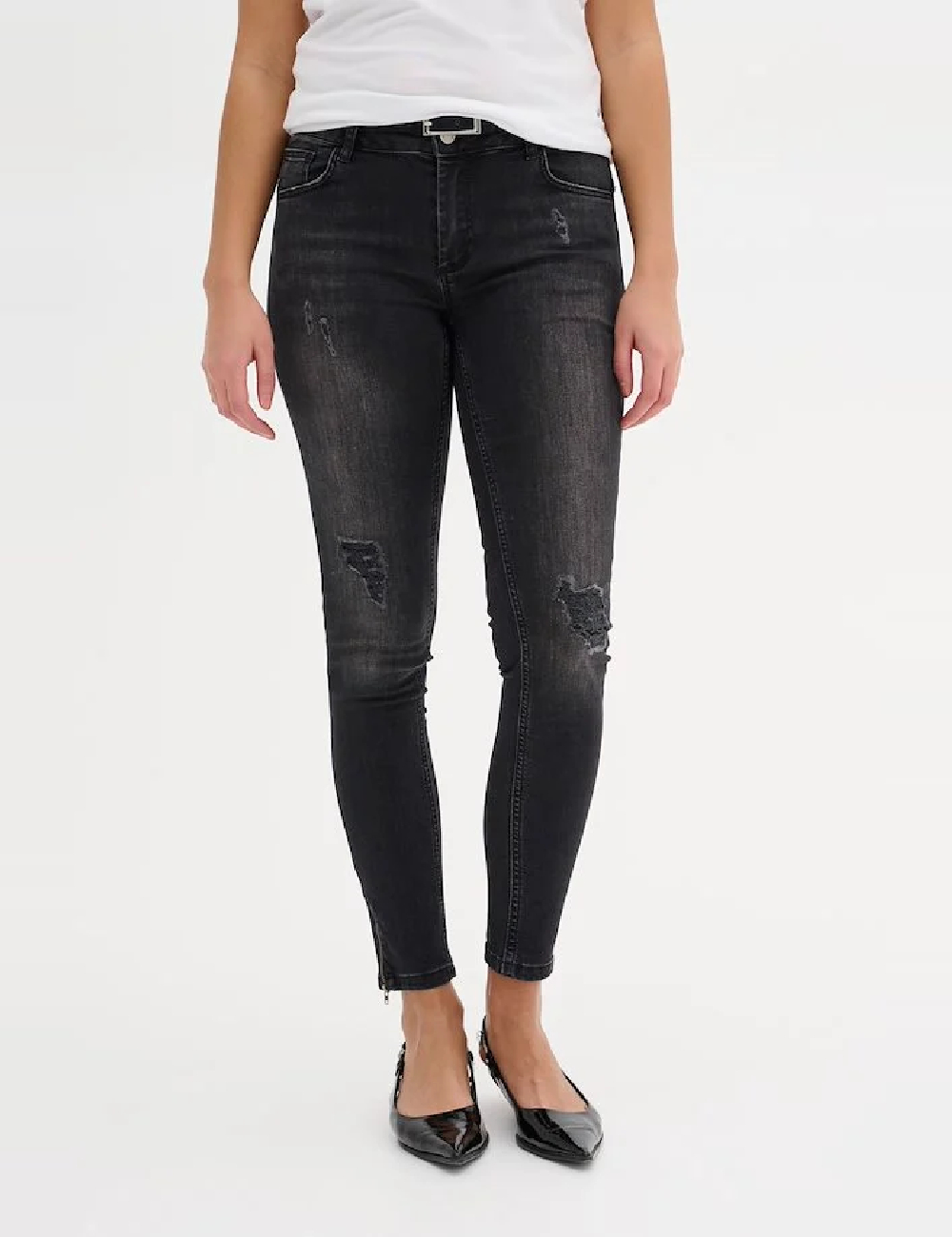 Blugi My Essential Wardrobe, negru